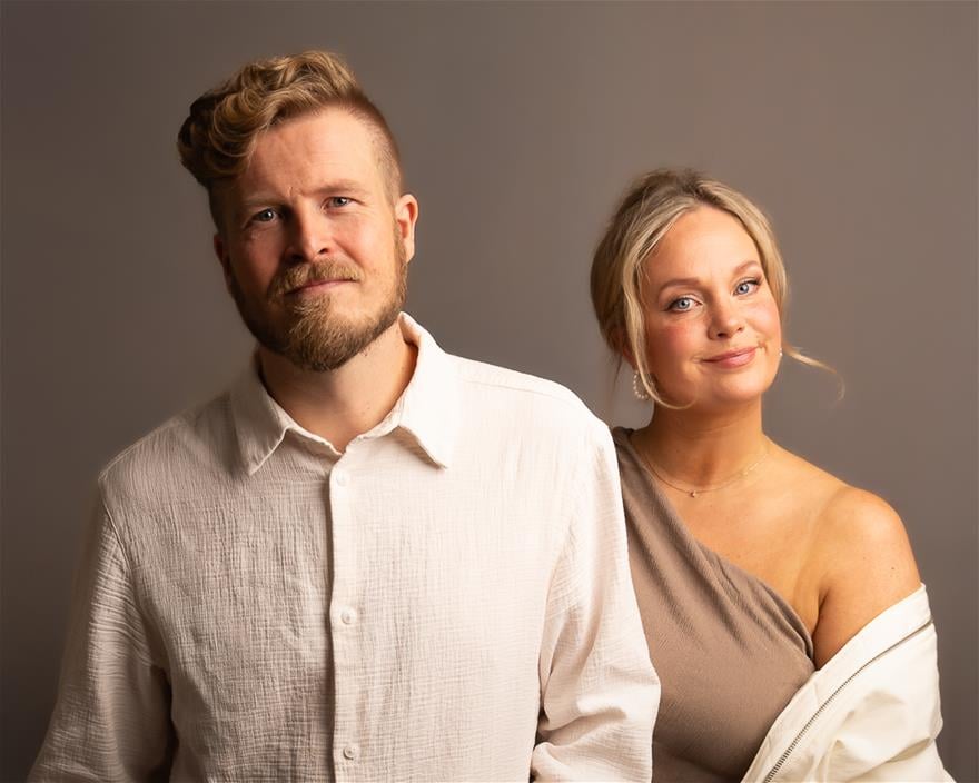 Valokuva Lappi Love esiintyjä duosta mies ja nainen